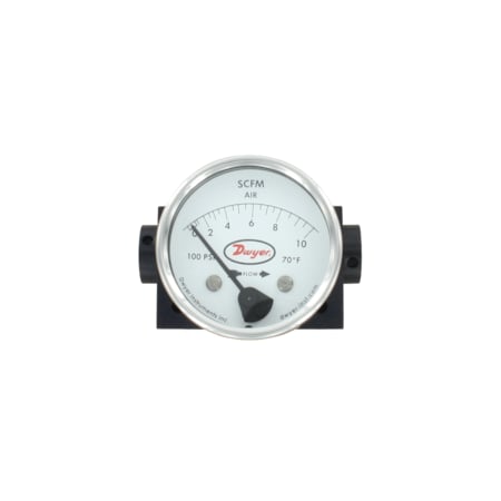 Dwyer Instruments Range 4.0-40 SCFM, 1/2in npt connection DTFA-2A-40A